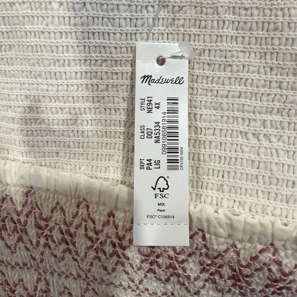 Madewll Lucie Smocked Tiered Ruffle Maxi Dress (4X) - Picture 11 of 12